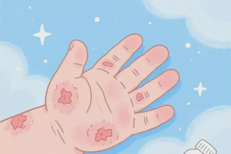 嬰幼兒手上有濕疹不管它會自己自愈嗎(圖1)