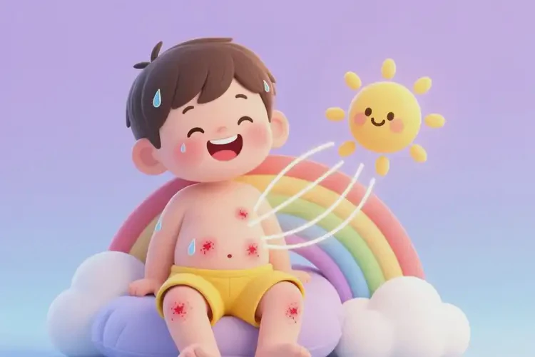 儿童肚子出现湿疹能靠自己自愈吗(图1)