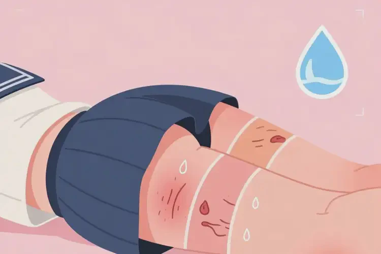 大學(xué)生屁股起濕疹不管它會(huì)自己痊愈嗎(圖2)