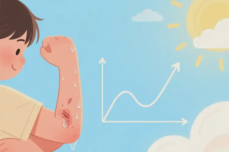 青少年手臂出濕疹可以徹底自愈嗎(圖3)