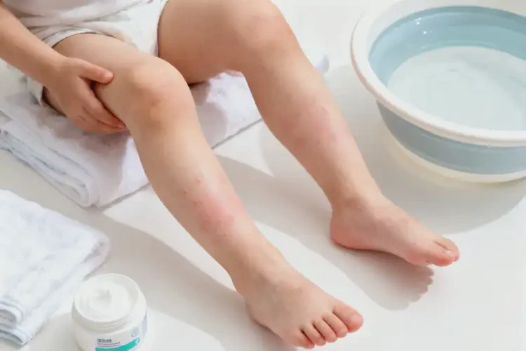 幼兒大腿上長濕疹能不能徹底自愈(圖1)