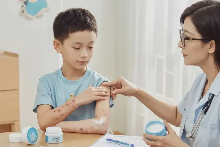 兒童手臂上出現(xiàn)濕疹能徹底自愈嗎(圖2)