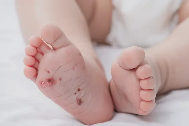 嬰兒腳上長濕疹能徹底自愈嗎(圖4)