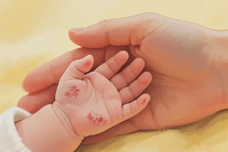 嬰幼兒手上容易起濕疹能夠徹底治愈嗎(圖2)