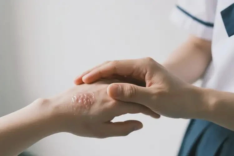 大學(xué)生手上容易長(zhǎng)濕疹可以徹底自愈嗎(圖1)