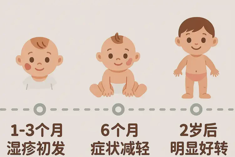 寶寶全身起濕疹能徹底自愈嗎(圖2)