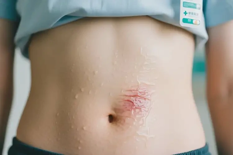 青少年肚子上長濕疹可以徹底自愈嗎(圖1)