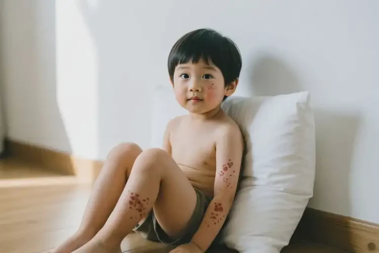 小孩全身有濕疹能夠徹底治愈嗎(圖1)