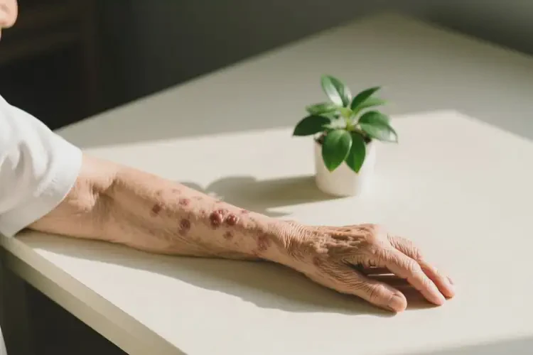 老年人手臂上容易起濕疹能不能徹底自愈(圖2)