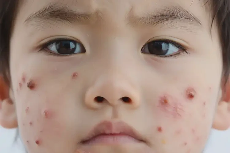 小儿脸上有湿疹能彻底自愈吗(图4)