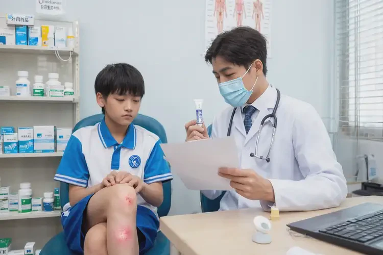 中學(xué)生大腿上有濕疹不管它會自己痊愈嗎(圖2)