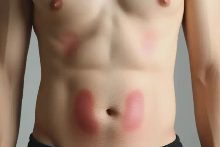 男性肚子上出現(xiàn)濕疹不管它會自己自愈嗎(圖2)