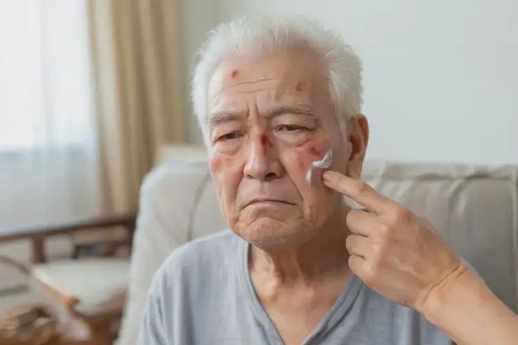 高龄老人脸上经常长湿疹不管它会自己自愈吗(图3)