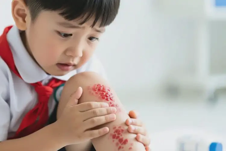 小學(xué)生四肢長(zhǎng)濕疹不管它會(huì)自己自愈嗎(圖4)