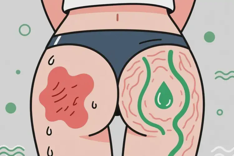 大学生屁股上容易长湿疹能彻底自愈吗(图1)