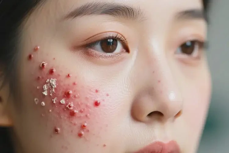 女性臉上長(zhǎng)濕疹可以徹底自愈嗎(圖4)