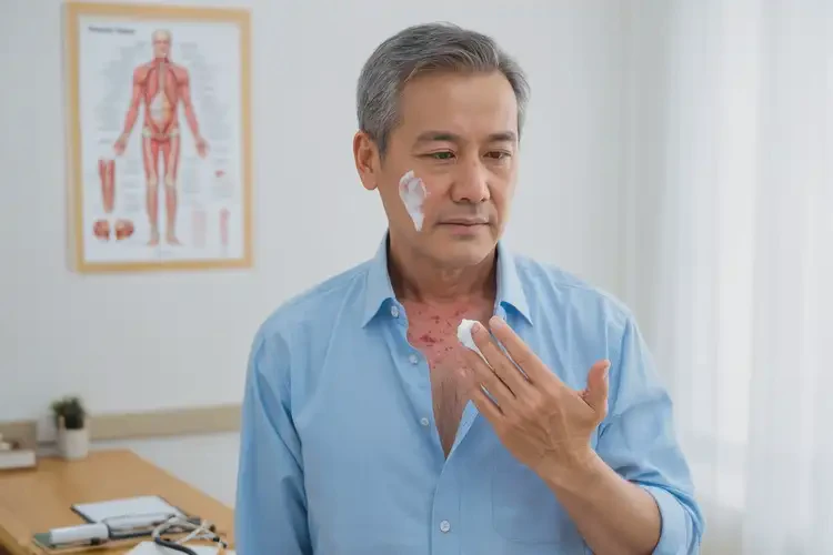 男性脖子上偶爾起濕疹不管它會(huì)自己好嗎(圖3)