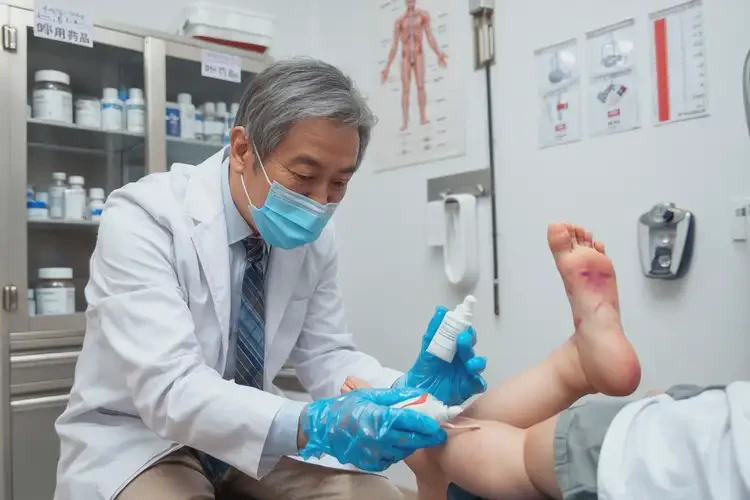 孩子腳上長濕疹能徹底自愈嗎(圖3)