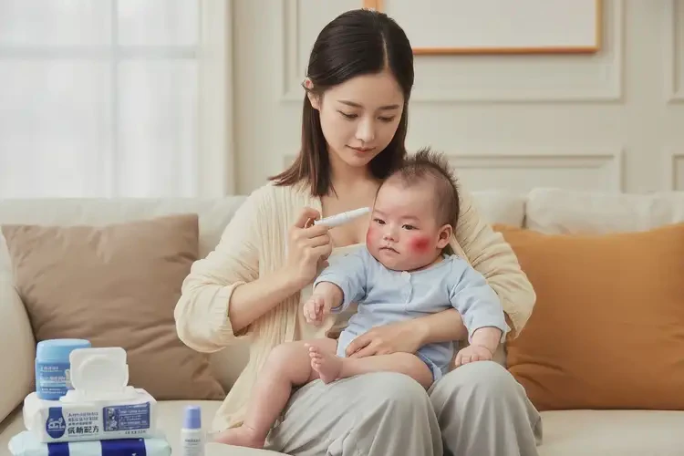 寶寶面部經(jīng)常起濕疹可不可以徹底自愈(圖2)