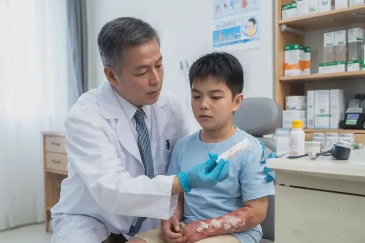 少兒身上起濕疹不管它會自己自愈嗎(圖3)