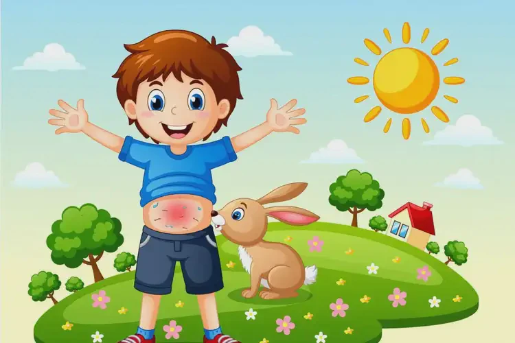 中學(xué)生肚子出現(xiàn)濕疹能夠徹底治愈嗎(圖2)