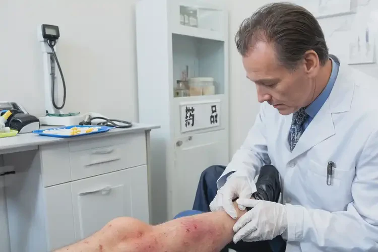 男性大腿出現(xiàn)濕疹不管它會自己痊愈嗎(圖3)