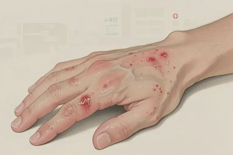 男人手上容易起濕疹能夠徹底治愈嗎(圖4)