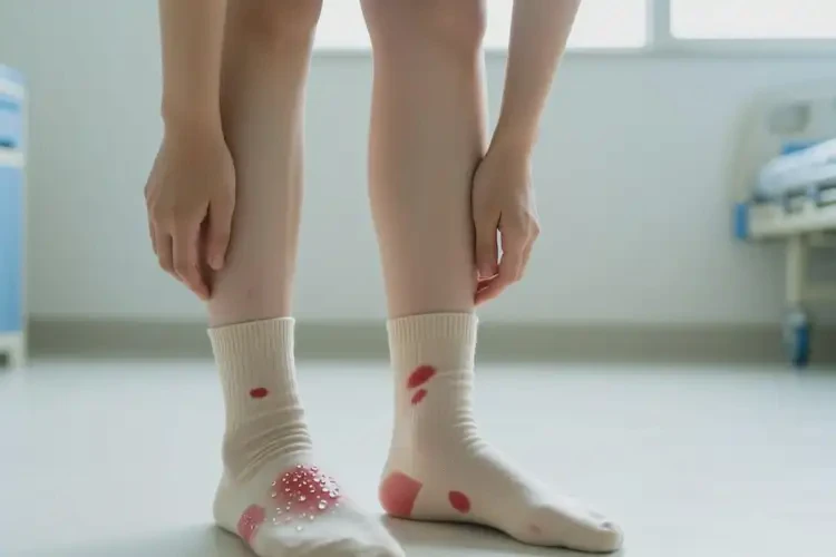 女生腳上容易長濕疹不管它會自己好嗎(圖2)