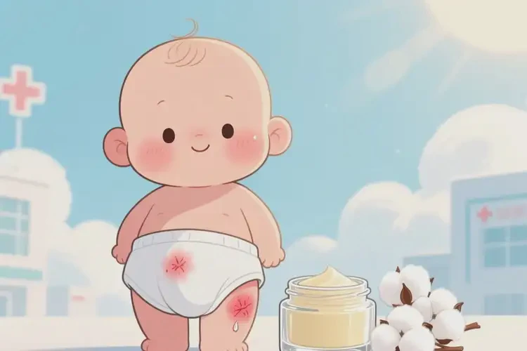 寶寶屁股上經(jīng)常長濕疹可不可以徹底自愈(圖2)