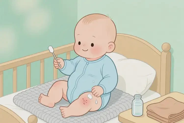 新生兒屁股上起濕疹可不可以徹底自愈(圖2)