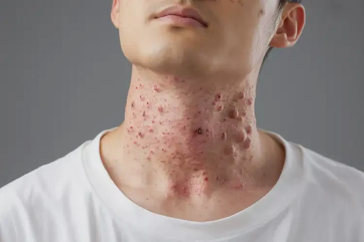 男生脖子容易起湿疹能靠自己自愈吗(图3)