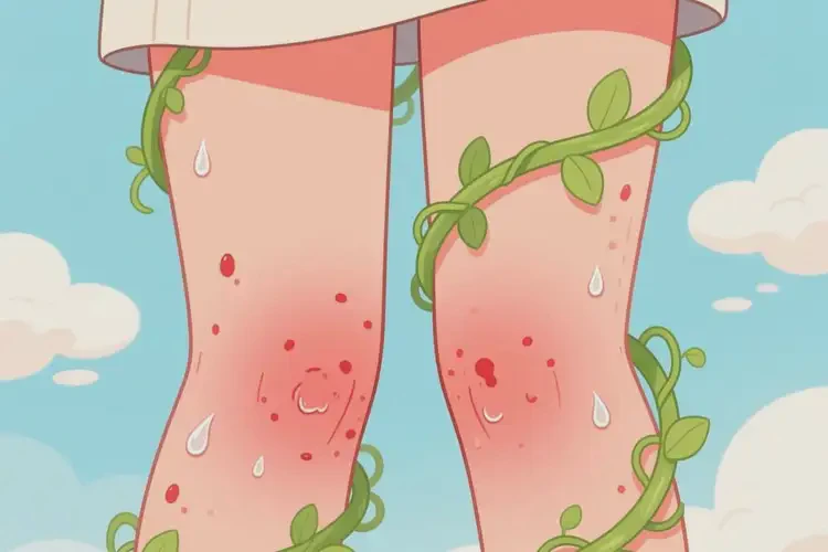 女人大腿上偶爾長(zhǎng)濕疹不管它會(huì)自己自愈嗎(圖2)