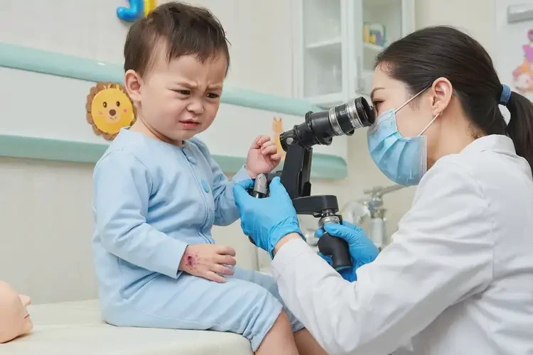 小兒脖子有濕疹可以徹底自愈嗎(圖2)