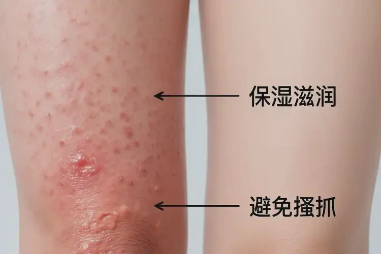 大學(xué)生大腿上出濕疹能徹底自愈嗎(圖2)