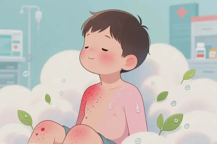 兒童脖子上出現(xiàn)濕疹能靠自己自愈嗎(圖4)