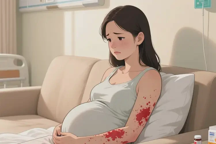 產(chǎn)婦身上經(jīng)常長(zhǎng)濕疹不管它會(huì)自己好嗎(圖4)