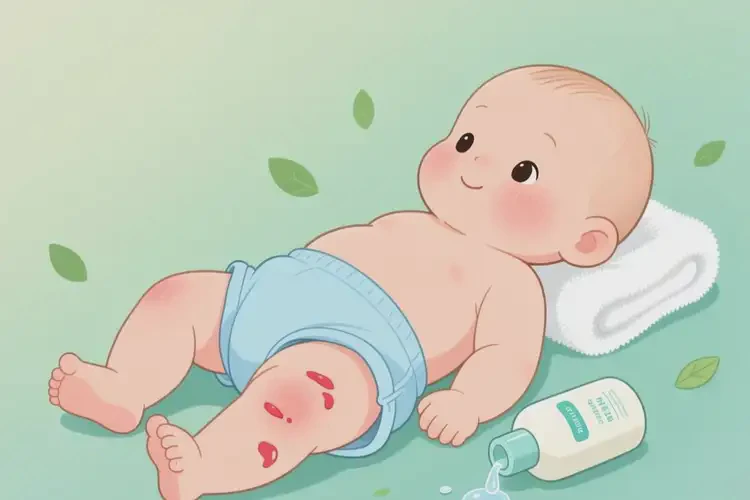 嬰幼兒大腿上經(jīng)常長濕疹不管它會自己痊愈嗎(圖2)