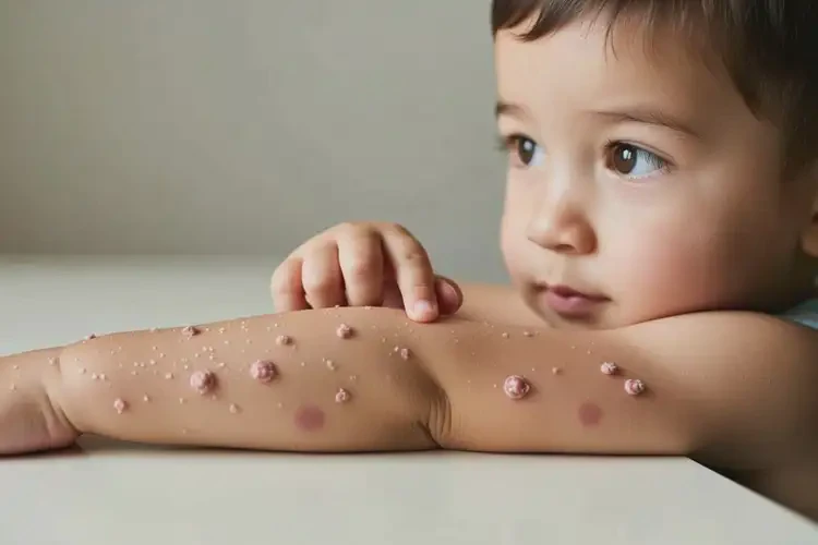 小孩手臂偶爾起濕疹不管它會自己好嗎(圖1)