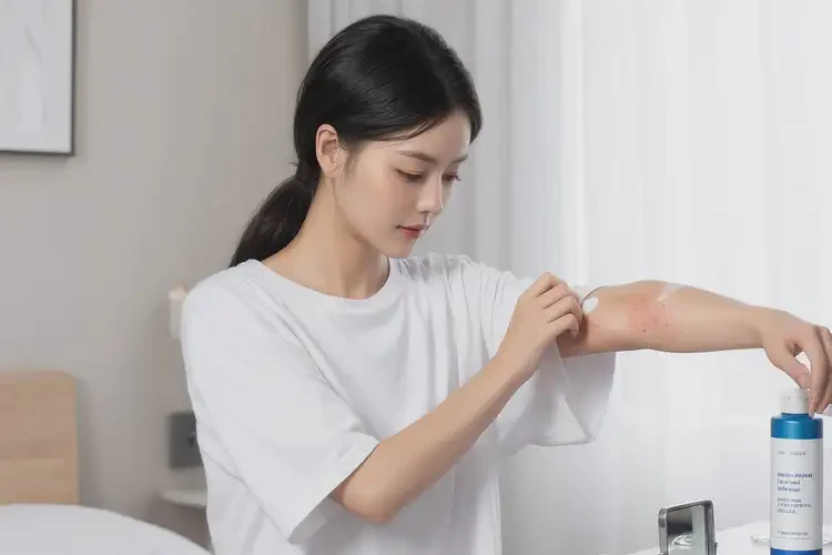 女生身上偶爾長(zhǎng)濕疹可以徹底自愈嗎(圖1)