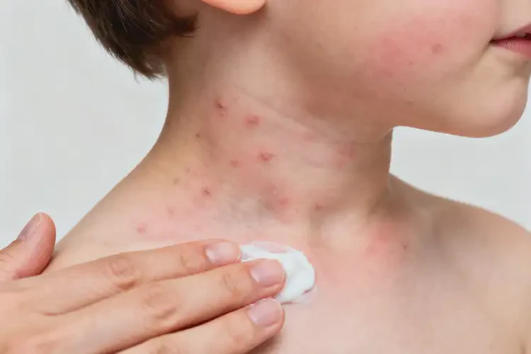 兒童脖子上出現(xiàn)濕疹可以徹底自愈嗎(圖2)