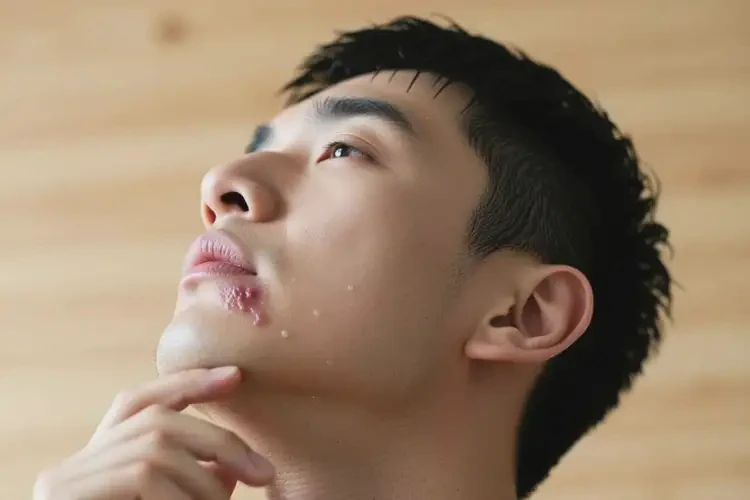 男性面部容易起濕疹不管它會自己好嗎(圖1)