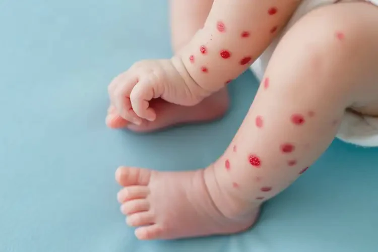 新生兒四肢容易起濕疹不管它會(huì)自己好嗎(圖2)