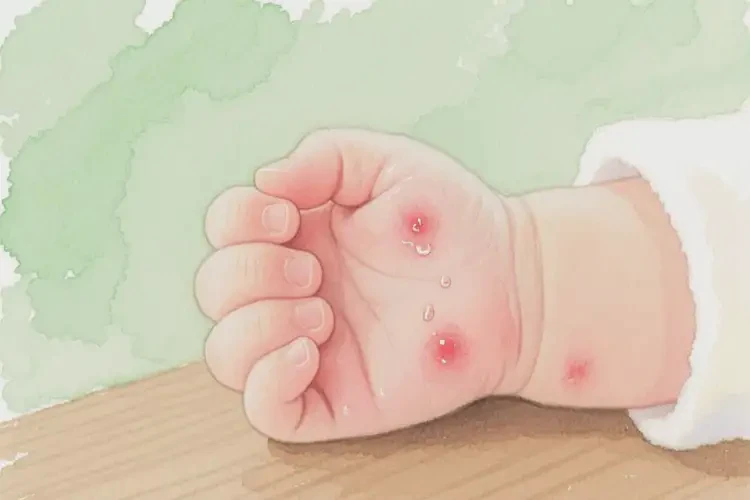 新生儿手上起湿疹不管它会自己自愈吗(图1)