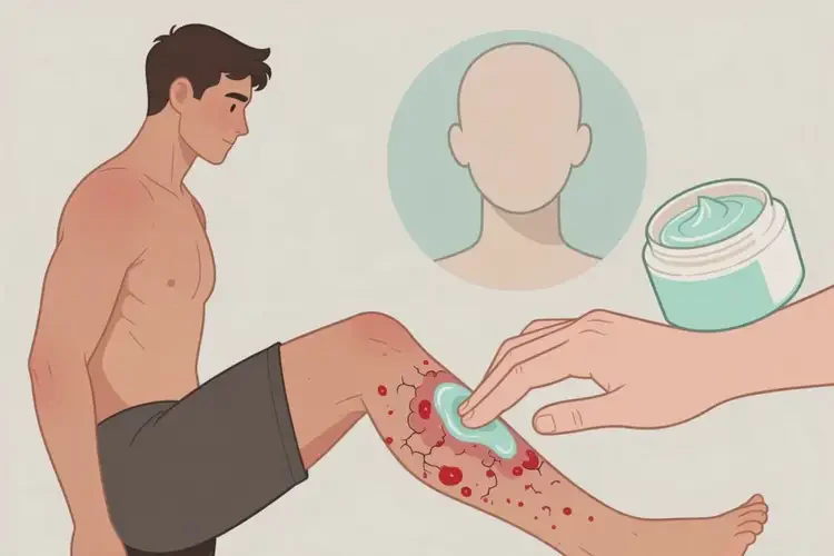 男生小腿上出濕疹可不可以徹底自愈(圖3)