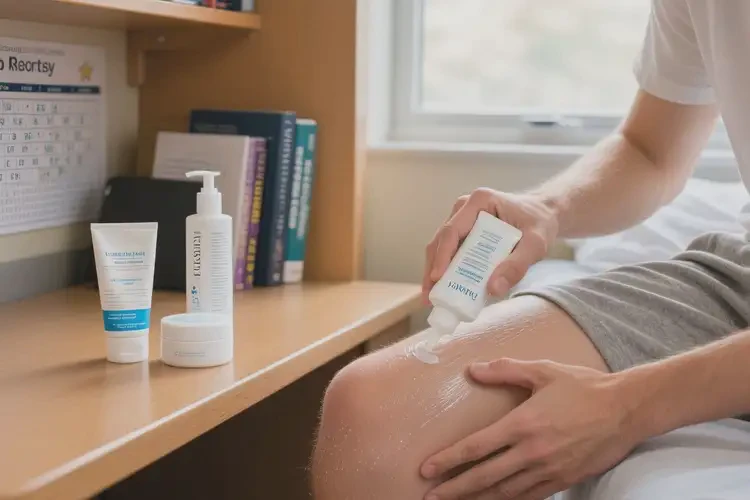 大學(xué)生大腿上出濕疹能徹底自愈嗎(圖1)