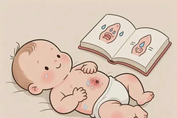 婴儿肚子出湿疹不管它会自己自愈吗(图3)