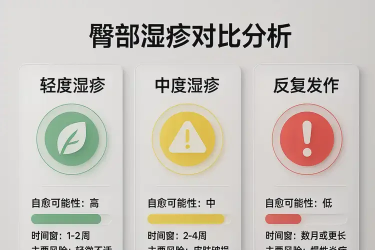 小学生屁股上经常起湿疹不管它会自己痊愈吗(图2)