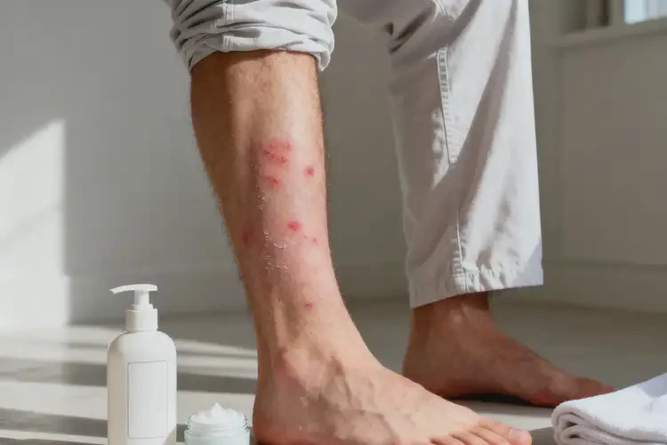 男性小腿出濕疹能徹底自愈嗎(圖2)