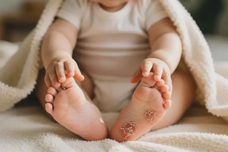 幼兒腳上容易起濕疹不管它會(huì)自己痊愈嗎(圖2)
