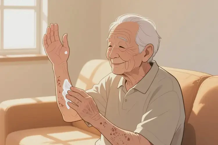 高齡老人手臂出濕疹不管它會自己好嗎(圖3)